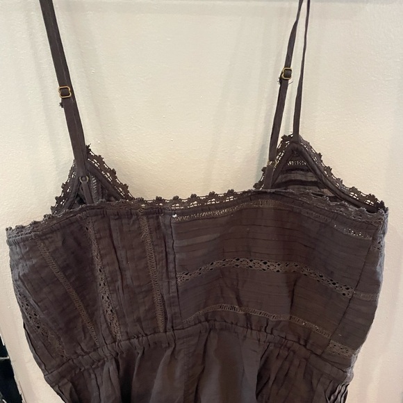 NWOT Free People Intimately Brown Cami Romper - Picture 6 of 7